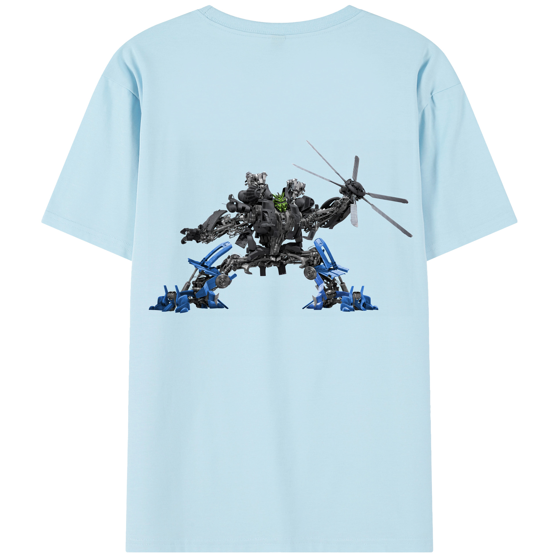 （画像用） Transformers トランスフォーマー 綿100％半袖Tシャツ（背面プリント）